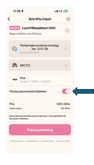 Mobill app screenshot